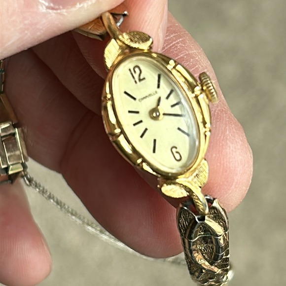 Caravelle Ladies Cocktail Watch. Gold Filled - Picture 17 of 17